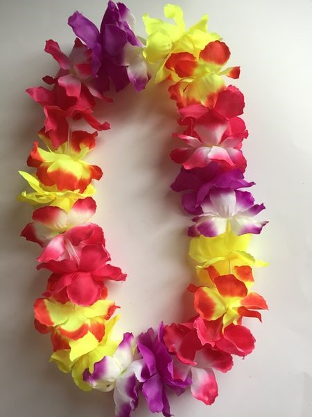 Collar Hawaiano de flores
